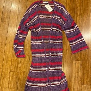 BNWT Maxi Length thin knit sweater